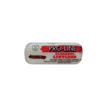 Arroworthy 7" Paint Roller Cover, 3/4" Nap, Woven Synthetic Fabric 7FGL6